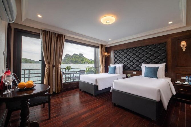 La Pandora Cruise Explore Ha Long Bay and Cat Ba Island 2 days 1 night on boat - Boarding La Pandora from Hanoi