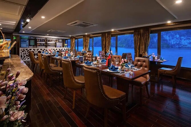 La Pandora Cruise Explore Ha Long Bay and Cat Ba Island 2 days 1 night on boat - Cooking, Tai Chi, and the evening aboard