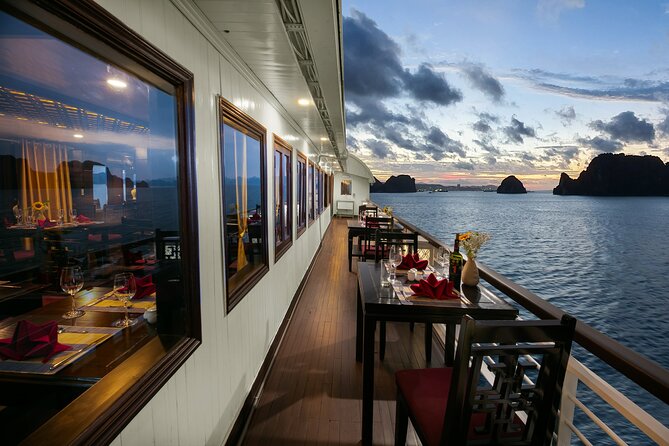 La Regina 2 days tour in Halong Bay & Bai Tu Long Bay - 4 star - Sunset, spring rolls, and dinner on the first evening