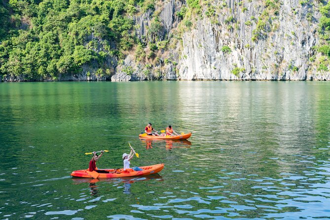 Lan Ha Bay Cruises 2 Days and 1 Night Caving, Kayaking, Swimming - Starting at Tuan Chau Island at 8:30 am