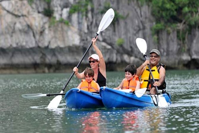 Lan Ha Bay Day Tour from Hanoi – All-Inclusive Cruise Experience - Kayaking, swimming, and the boat slide