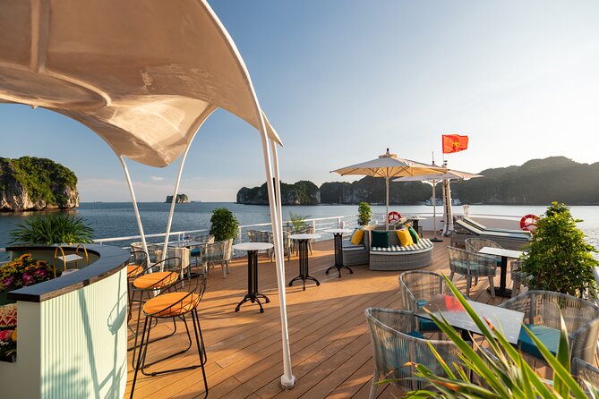 Lan Ha Bay full-day tour from Hanoi, Hai Phong - Serenity Cruises - Arriving at Cat Ba Pearl Island
