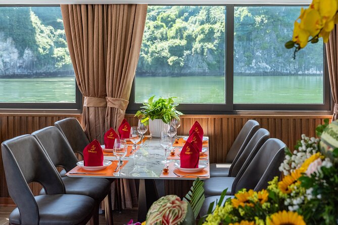 Lan Ha Bay full-day tour from Hanoi, Hai Phong - Serenity Cruises - Lunch onboard keeps the day moving