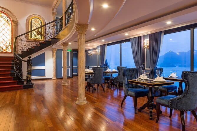 Le Theatre Cruise - Wonder on Ha Long & Lan Ha Bay 2 Days Tour - Reaching Tuan Chau Marina from Hanoi