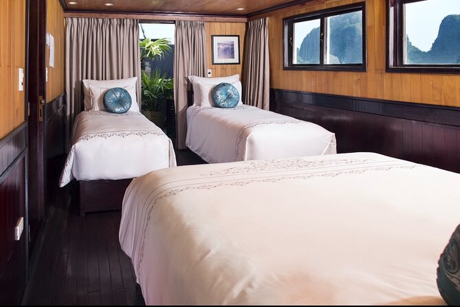 LEADING: All inclusive 3D/2N on cruises in HALONG - many options - Day two: caves, Cat Ba, and the best morning hours
