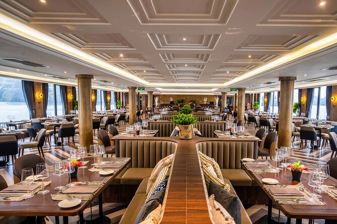 Luxury 5-Star Ha Long Bay Day Cruise with Buffet Lunch from Hanoi - Luon Cave by bamboo boat or kayak