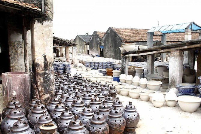 Mix Bat Trang Ceramic Village And Real Hanoi Scooter Tour - Quiet lanes and everyday village life