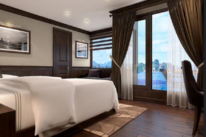 Mon Cheri Cruise Ha Long Bay Lan Ha Bay 2 days 1 night depart from Ha Noi - From Hanoi to Cat Hai Port at 9:00
