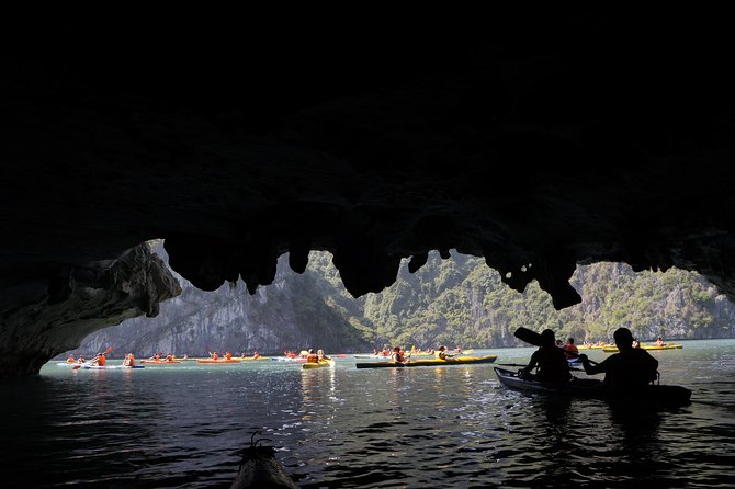 Most favorite full day boat tour with kayaking in Lan Ha bay, Ha Long bay - Cruising among Lan Ha Bay’s small islands