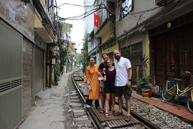 Motorbike Tours Hanoi Led By Women: City & Countryside Half Day - The Reunification railway through Hanoi