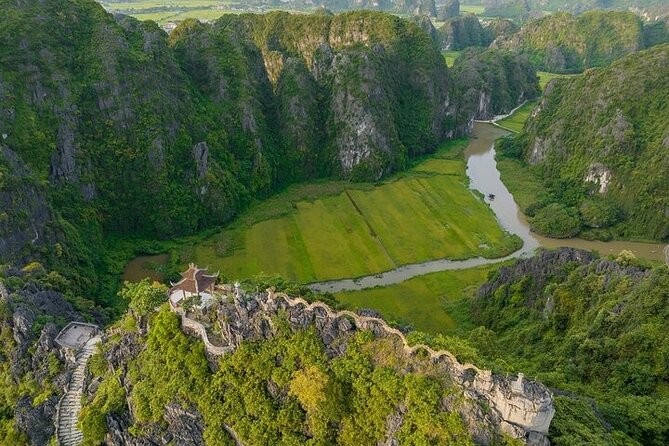 Ninh Binh 1 day Hoa Lu Trang An with Dragon Mountain Hiking - Local lunch and the short bike activity