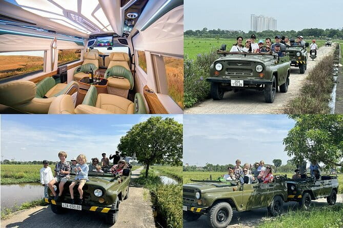Ninh Binh Army Jeep see Highlight Start From Hanoi By Limousine - Why the Jeep is the right way to see Ninh Binh