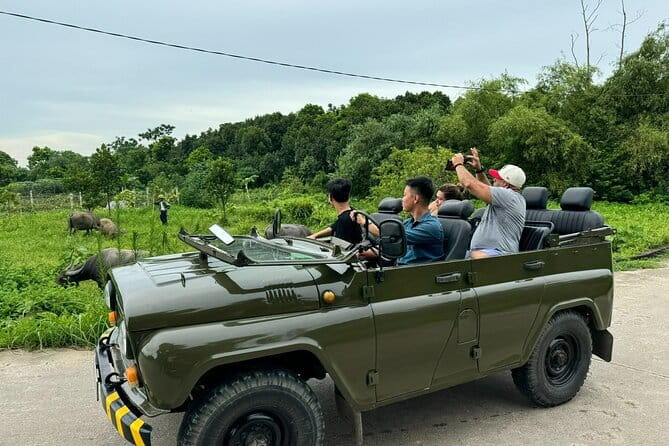 Ninh Binh Army Jeep see Highlight Start From Hanoi By Limousine - Thung Nham, where the valley opens wide