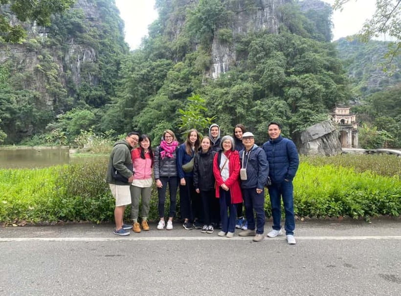Ninh Binh Cycling Tour: Tam Coc Boat, Mua Cave & Rural Life - Bich Dong Pagoda in the mountainside
