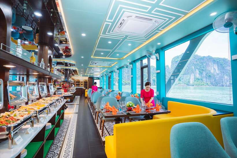 Ninh Binh: Luxury Day Cruise to Stunning Ha Long Bay + Lunch - Titop Island, swimming, and the climb for the view