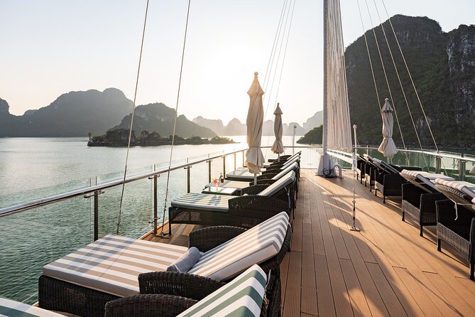 Official Jade Sails Luxury Day Tour in Halong Lanha Bay - The first hours on Jade Sails