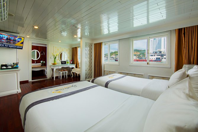 (Official) Signature Royal Cruise - 03 days 02 nights program - Vung Vieng Fishing Village at 3:30 pm