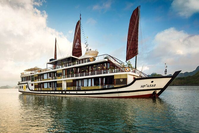 Orchid Cruise Halong Bay 2Days 1Night on 5 Star Cruise - Spring rolls, Vietnamese films, and evening activities