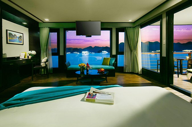 Peony Cruise : Unique 2 Days Tuan Chau - Halong bay - Lan Ha Bay - The overnight stay and five-course dinner