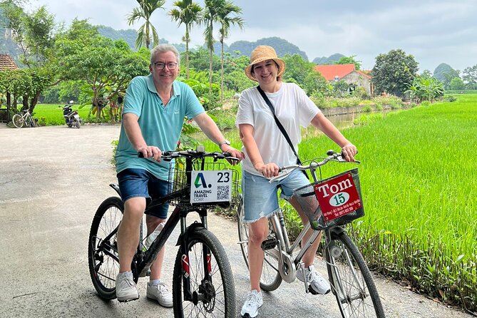 Private Full-day Tour in Quintessence of Ninh Binh - Cycling through villages and rice fields