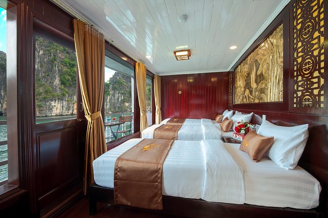 Renea Cruises - BEST Small Boat in Bai Tu Long & Halong Bay - Sunset and dinner on the boat