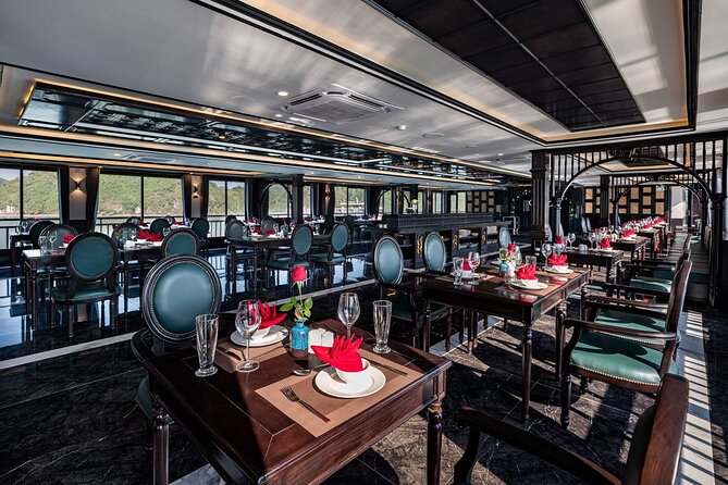 RITA CRUISE - LUXURY 5 STAR CRUISE in HALONG BAY from HANOI - Returning to Hanoi by about 3:00 p.m.