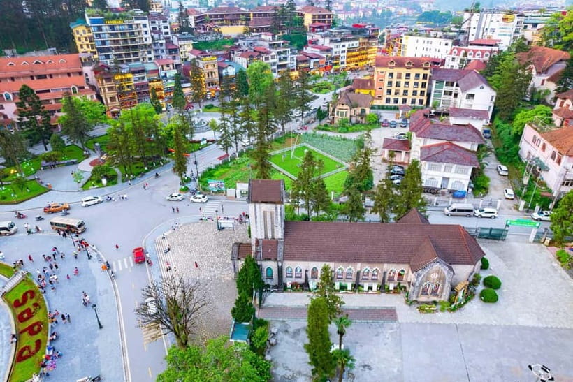 Sapa 3-Day Trekking Adventure from Hanoi - Cat Cat Village and the tourist side of Sapa