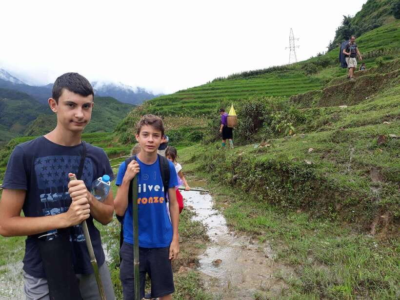 Sapa: Love Silver Waterfall, LonelyTree in Heaven-Rice Field - San Sa Ho village below Fansipan