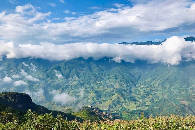 Sapa The Hidden Trail Trek 1 Day - Mountain & Rice Valley - Climbing above Sapa toward Dragon Jaw Mountain