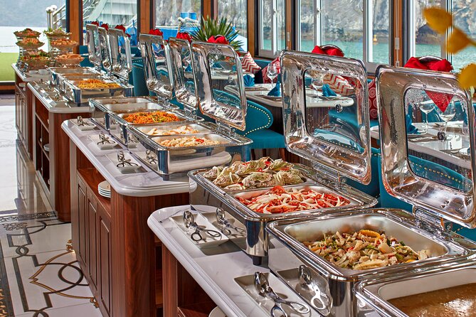 Sea Lion Luxury 5-Star Halong Day Cruise,Buffet Lunch,Shuttle Bus - Surprise Cave, the first major sight
