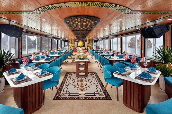 Sea Lion Luxury 5-Star Halong Day Cruise,Buffet Lunch,Shuttle Bus - Titop Island and its famous viewpoint