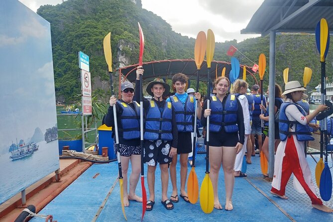 Sea Lion Luxury 5-Star Halong Day Cruise,Buffet Lunch,Shuttle Bus - Sunset party and the long ride home