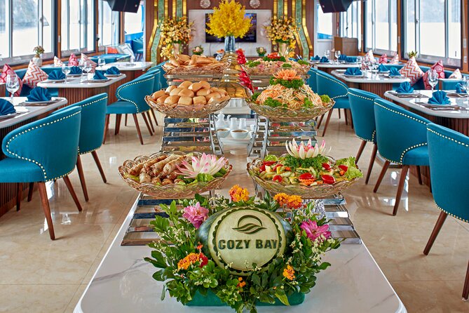 Sea Lion Luxury 5-Star Halong Day Cruise,Buffet Lunch,Shuttle Bus - 8:00 a.m. pickup and the road from Hanoi