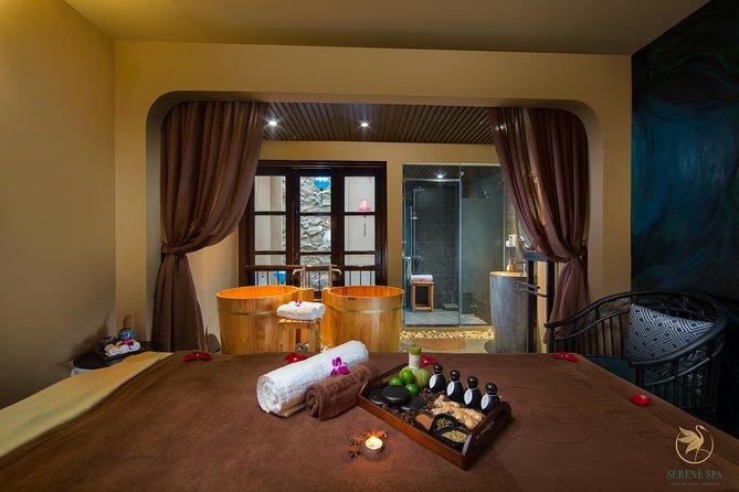 Serene Sweet Couple - The milk-and-flower bath sets the mood