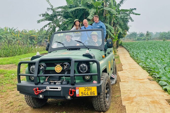 Small Group Hanoi Jeep Tour All Inclusive - West Lake, Truc Bach Lake, and village life