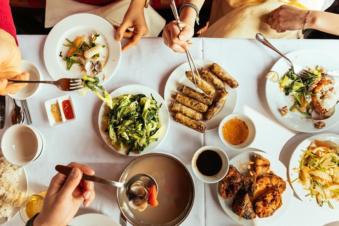 The 10 Tastings of Hanoi With Locals: Private Street Food Tour - Steamed rice rolls near Hàng Điếu