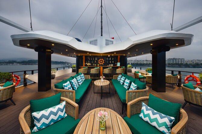 The Catamaran Luxury Day Cruise to Halong Bay from Hanoi(Best Selling) - Boarding the catamaran around noon