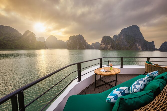 The Catamaran Luxury Day Cruise to Halong Bay from Hanoi(Best Selling) - Swimming, the slide, and Frog Pond