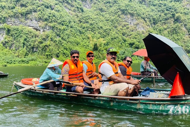Trang An Cave Boat Trip - Hoa Lu Temple Full Day Tour - Buffet lunch at a local restaurant