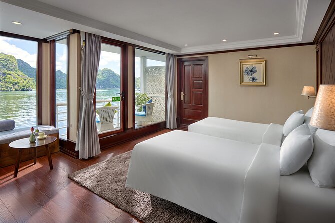 Verdure Lotus Classic Cruise in Halong Bay & Lan Ha Bay (2D1N) - Dinner, cabin time, and the overnight stay