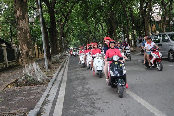 Vespa City Tour &Train Street Female With Ao Dai Riders 4,5 Hours - Hanoi Opera House and the city’s narrow lanes