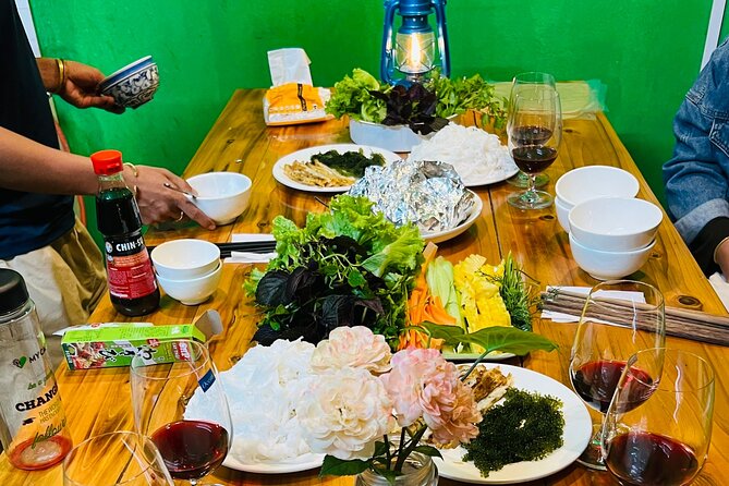Vietnamese Spring Rolls Cooking Class - Frying the rolls until golden and crisp